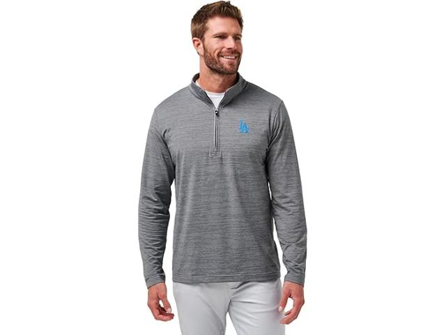 (取寄) トラヴィスマシュー メンズ ロス エンゼルス ドジャース ザ ヒータ 1/4 ジップ TravisMathew men Los Angeles Dodgers The Heater 1/4 Zip Sleet/Quiet Shadeの通販は