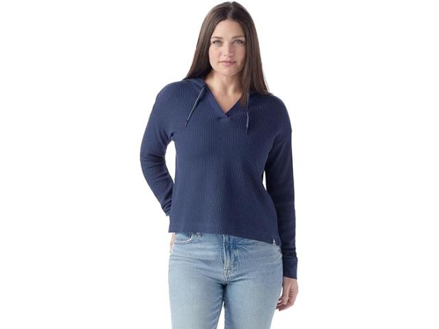 (取寄) スマートウール レディース ワッフル ブーディ Smartwool women Smartwool Waffle Hoodie Deep Navyの通販は