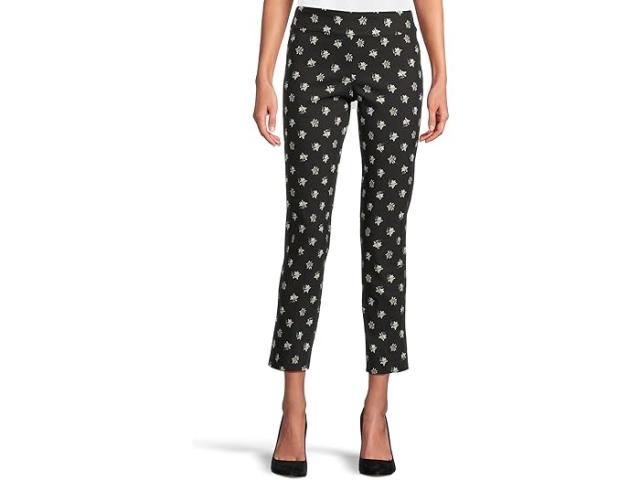 (取寄) クレイジー ラリー レディース プル オン アンクル Krazy Larry women Pull on Ankle Black Mini Flowers