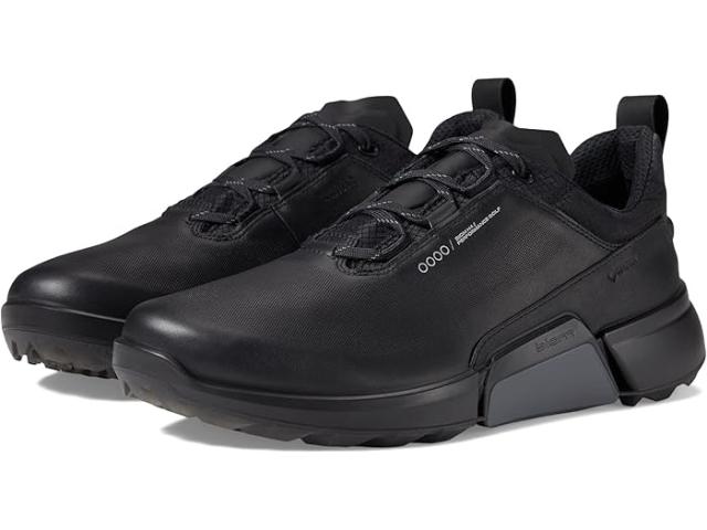 (取寄) エコー ゴルフ メンズ バイオム H4 ゴア-テックス ウォータープルーフ ゴルフ ハイブリット ECCO Golf men Biom H4 GORE-TEX Waterproof Golf Hybrid Black Cow Leather