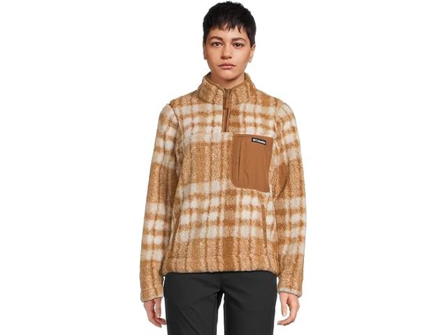 (取寄) コロンビア レディース ウェスト ベンド 1/4 ジップ リ Columbia women West Bend 1/4 Zip II Camel Brown Herringplaid