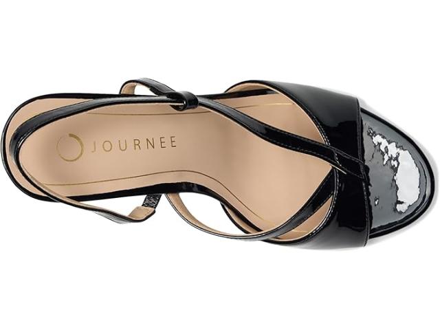 (取寄) ジュルネ コレクション レディース  Journee Collection women Varra Patent/Black