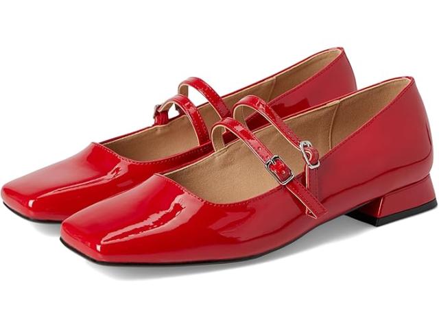 (取寄) ジュルネ コレクション レディース  Journee Collection women Gredah Patent/Red