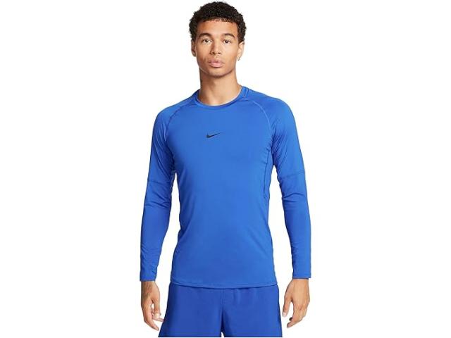 (取寄) ナイキ メンズ プロ ドライ-フィット スリム ロング-スローブ フィットネス トップ Nike men Pro Dri-fit Slim Long-sleeve Fitness Top Game /Black