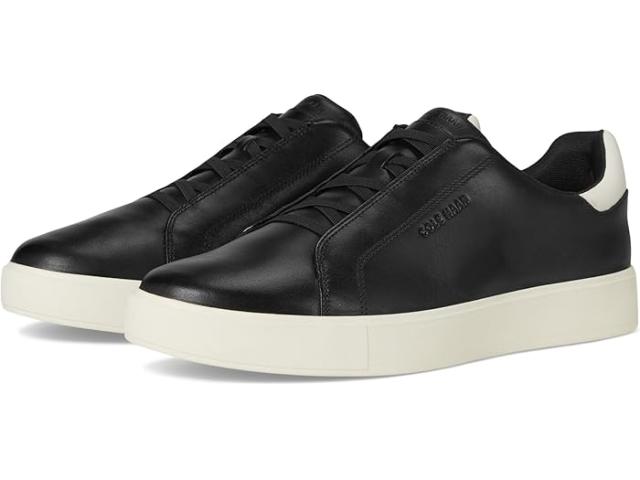 (取寄) コールハーン メンズ グランドプロ ラグゼ スリッポン スニーカー Cole Haan men Grandpro Luxe Slip-On Sneakers Black/Ivory