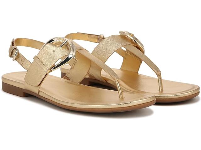 (取寄) ナチュラライザー レディース テイラー スリングバックス Naturalizer women Naturalizer Taylor Slingbacks Dark Gold Faux Leather