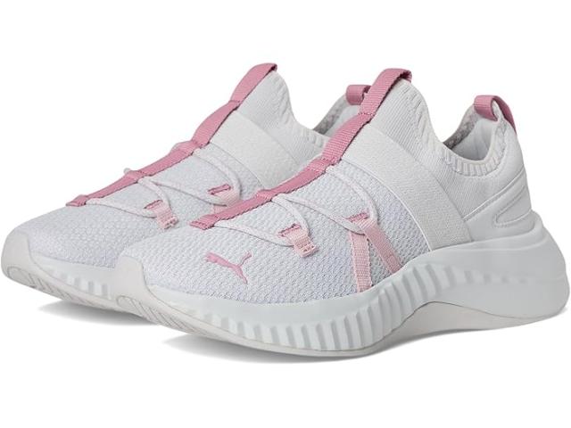 (取寄) プーマ レディース ソフトライド セラ スリッポン クロス トレーニング シューズ PUMA women Softride Sera Slip-on Cross Training Shoes Feather Gray/Poised Pink/Mauve Mist
