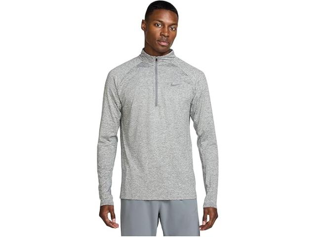 (取寄) ナイキ メンズ ストライド ドライ-フィット 1/4-ジップ ランニング トップ Nike men Stride Dri-FIT 1/4-Zip Running Top Smoke Grey/Heather/Reflective Silver