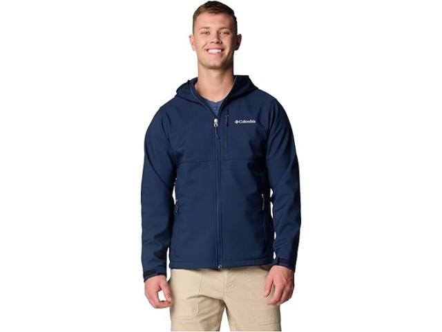(取寄) コロンビア メンズ アセンダー リ フーデット ソフトシェル ジャケット Columbia men Ascender II Hooded Softshell Jacket Collegiate Navy
