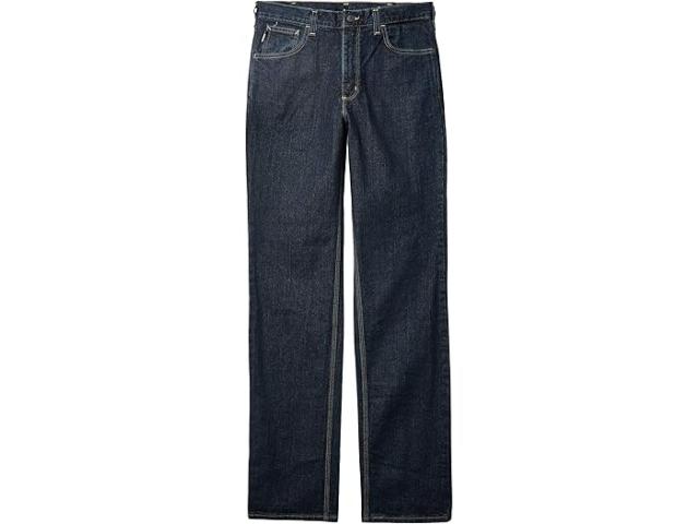 (取寄) カーハート メンズ フレームレジスタント ラギッド フレックス ジーンズ ストレート フィット Carhartt men Flame-Resistant Rugged Flex Jeans Straight Fit Deep Indigo Washの通販は