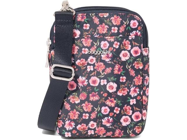 (取寄) バッガリーニ レディース モダン テイク トゥー Rfid クロスボディ Baggallini women Modern Take Two RFID Crossbody Autumn Peony