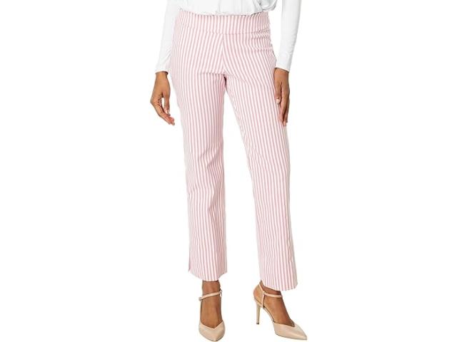 (取寄) クレイジー ラリー レディース ストレッチ リネン ワイド アンクル Krazy Larry women Krazy Larry Stretch Linen Wide Ankle Pink Stripe