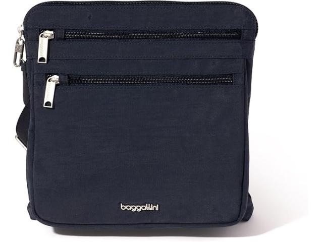 (取寄) バッガリーニ レディース セキュルテックス アンチ-シーフ ラージ クロスボディ Baggallini women Baggallini Securtex Anti-Theft Large Crossbody French Navy