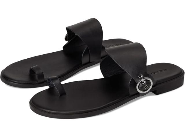 (取寄) フリーピープル レディース バルセロナ スリップ オン サンダル Free People women Barcelona Slip On Sandal Black Leather