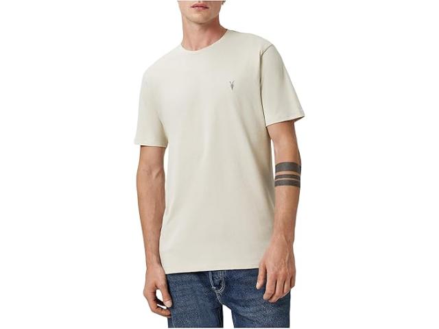 (取寄) オールセインツ メンズ ブレース ショート スリーブ クルー AllSaints men Brace Short Sleeve Crew Feather Taupe