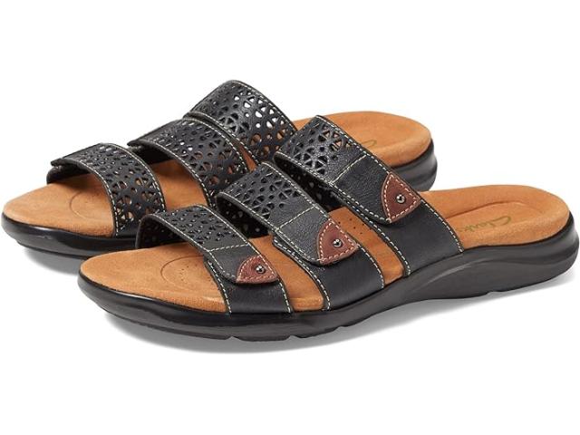 (取寄) クラークス レディース キトリー ウォーク Clarks women Clarks Kitly Walk Black Leather