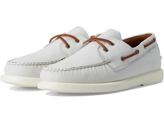 (取寄) アレンエドモンズ メンズ パナマ ボート シューズ Allen Edmonds men Panama Boat Shoes White Leather