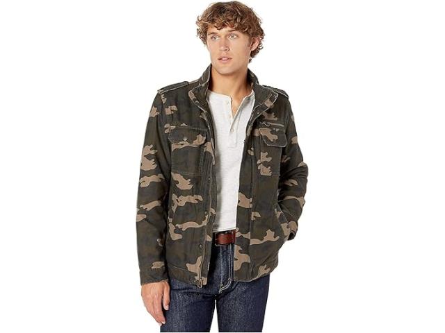 (取寄) リーバイス メンズ ツー-ポケット ミリタリー ジャケット ウィズ ポリツイル ライニング Levi's men Two-Pocket Military Jacket with Polytwill Lining Camoの通販は