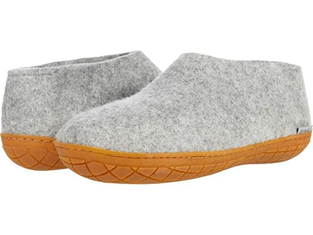 (取寄) グレーラップ ウール シュー ラバー アウトソール Glerups  Wool Shoe Rubber Outsole Grey/Honey Rubber