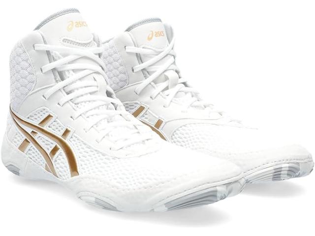 (取寄) アシックス レディース マットブレーザー レスリング シューズ ASICS women ASICS Matblazer Wrestling Shoe White/Champagneの通販は 23,904円