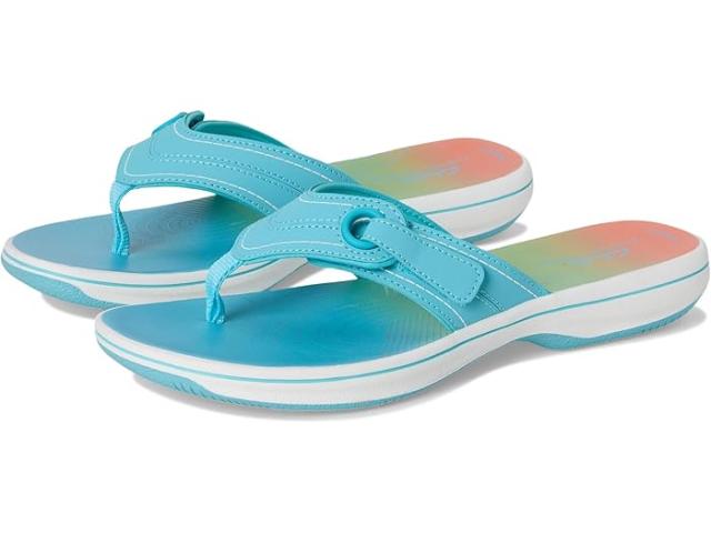 (取寄) クラークス レディース ブリーズ レイナ Clarks women Breeze Reyna Turquoise Ombre Synthetic