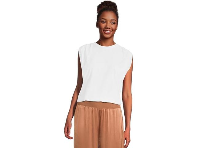 (取寄) マイケル スターズ レディース ルカ バブル ティー Michael Stars women Luca Bubble Tee White