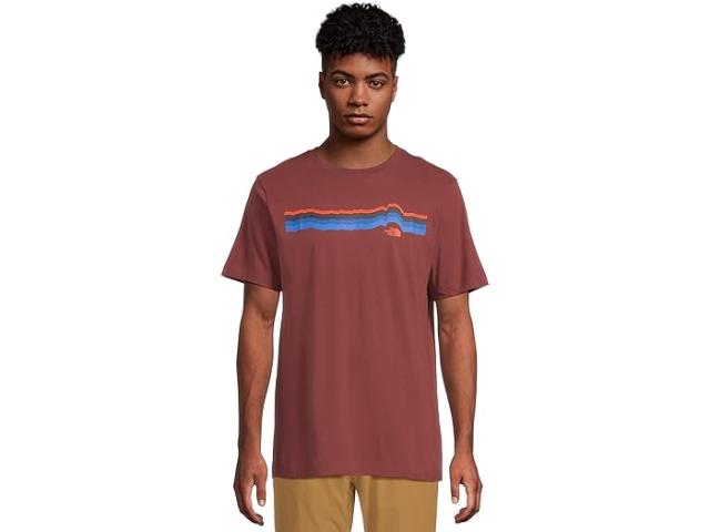 (取寄) ノースフェイス メンズ エボリューション テキーラ サンライズ ショート スリーブ ティー グラフィック The North Face men Evolution Tequila Sunrise Short Sleeve Tee Graphic Sumac