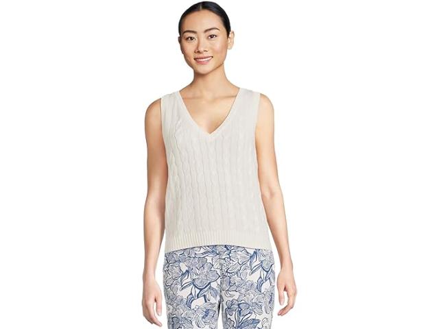 (取寄) リリー ピュリッツァー レディース ブロックトン セーター タンク Lilly Pulitzer women Brockton Sweater Tank Coconut