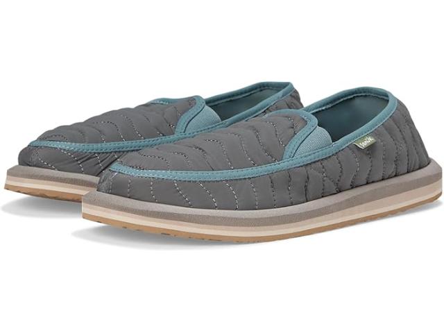(取寄) サヌーク メンズ ドニー キルテッド Sanuk men Donny Quilted Blue Grey