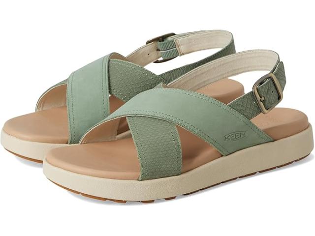 (取寄) キーン レディース エル ラグゼ クロス ストラップ KEEN women Elle Luxe Cross Strap Granite Green/Granite Green