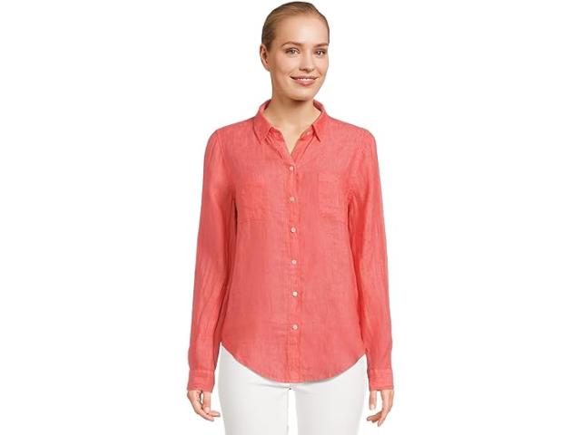 (取寄) リリー ピュリッツァー レディース シー ビュー ボタンダウン Lilly Pulitzer women Sea View Button-Down Cane Coral X Sorbet Pink