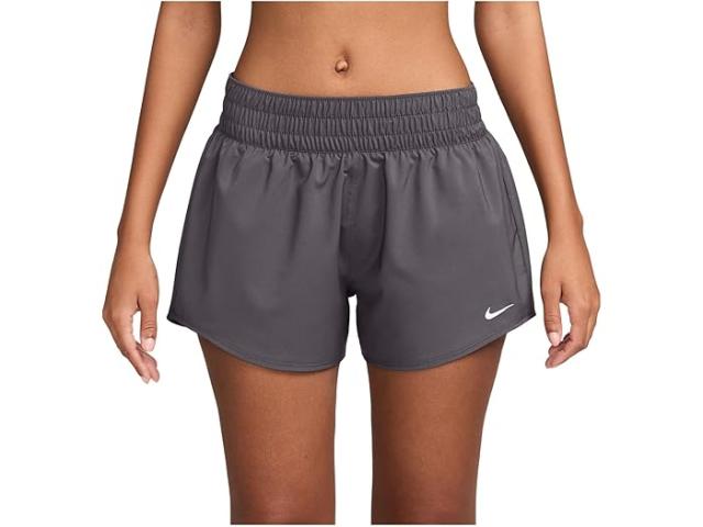 (取寄) ナイキ レディース ワン ドライ-フィット ミッドライズ 3 ブリーフ-ラインド ショーツ Nike women One Dri-FIT Mid-Rise 3