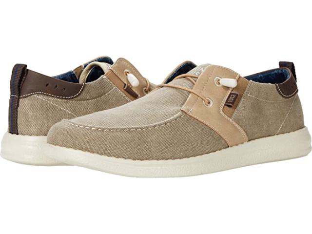 (取寄) ナン ブッシュ メンズ ブリュースキー モック トゥ スリッポン ウィズ エラスティック バンジー Nunn Bush men Brewski Moc Toe Slip-on with Elastic Bungee Stone