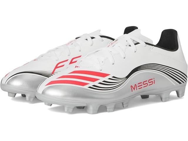 (取寄) アディダス メッシ クラブ グランド adidas F50 Messi Club Firm/Multi Ground SoccerCleats White/Lucid Red/Silver llic