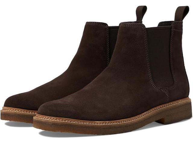 (取寄) クラークス メンズ クラークデール イージー Clarks men Clarkdale Easy Dark Brown Suede