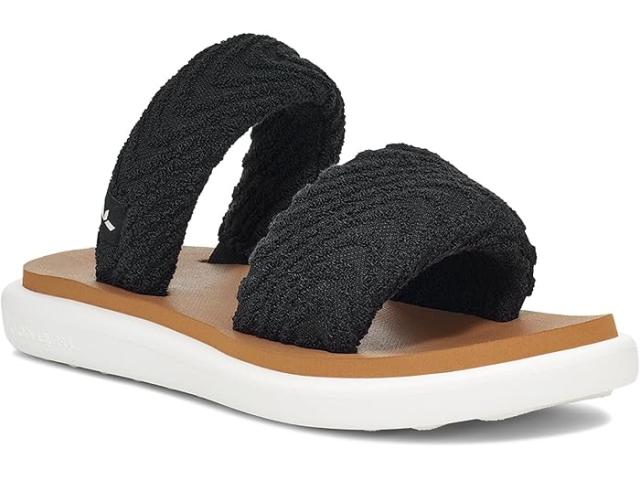(取寄) クーラブラ アグ レディース アラン テリー スライド Koolaburra by UGG women Alane Terry Slide Black