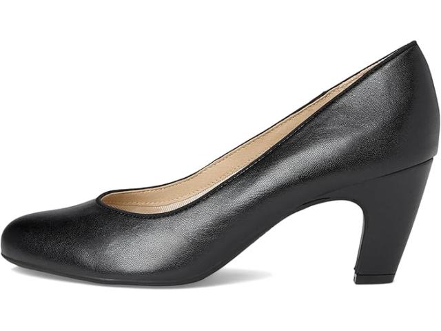 NINE DI NINE 0278 ナインディナイン パンプス 21.5cm〜24.5cm EEE ブラック レディース ヒール 外反母趾 本革 国産