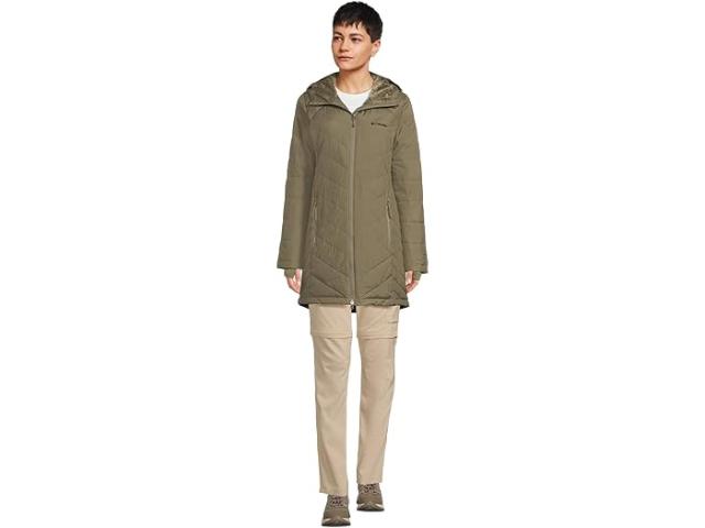 (取寄) コロンビア レディース ヘブンリー ロング フーデット ジャケット Columbia women Heavenly Long Hooded Jacket Stone Green