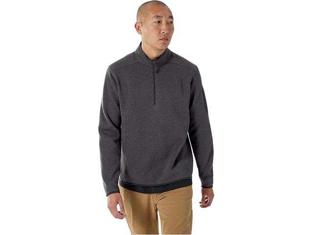 (取寄) アークテリクス メンズ コバート 1/2 ジップ Arc'teryx men Covert 1/2 Zip Black Heather II 1