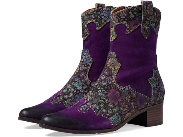 (取寄) ラルティストバイスプリングステップ レディース レディ ラック L'Artiste by Spring Step women L'Artiste by Spring Step Lady Luck Purple Multi Suede