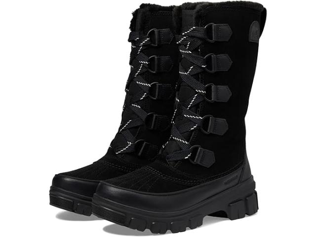 (取寄) ソレル レディース チボリ V トール ウォータープルーフ SOREL women Tivoli V Tall Waterproof Black/Natural