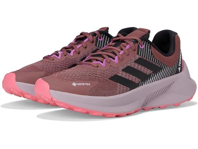 (取寄) アディダス アウトドア レディース テレックス ソウルストライド フロウ Gtx w adidas Outdoor women adidas Outdoor Terrex Soulstride Flow GTX W Quiet Crimson/Black/Pink Fusionの通販は
