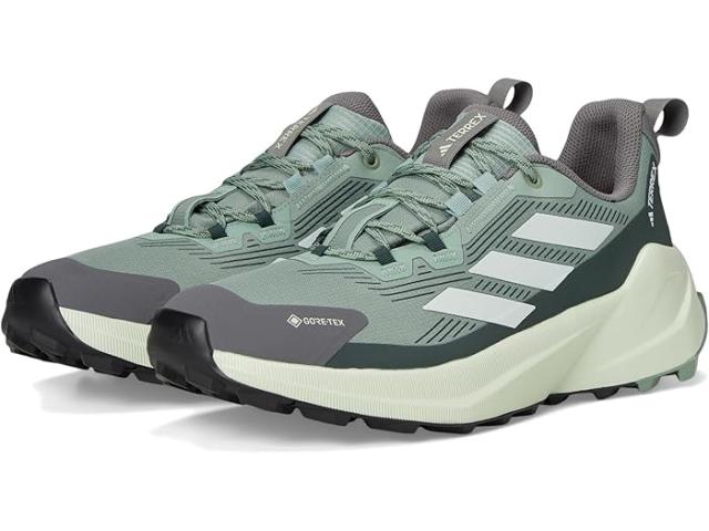 (取寄) アディダス アウトドア レディース テレックス トレイルメーカー 2.0 ゴアテックス ハイキング シューズ adidas Outdoor women Terrex Trailmaker 2.0 GORE-TEX Hiking Shoes Silver Green/Linen Green/Ivy