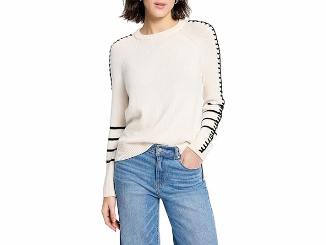 (取寄) ニックゾー レディース ダッシング ダウン セーター NIC+ZOE women NIC+ZOE Dashing Down Sweater Cream Multiの通販は