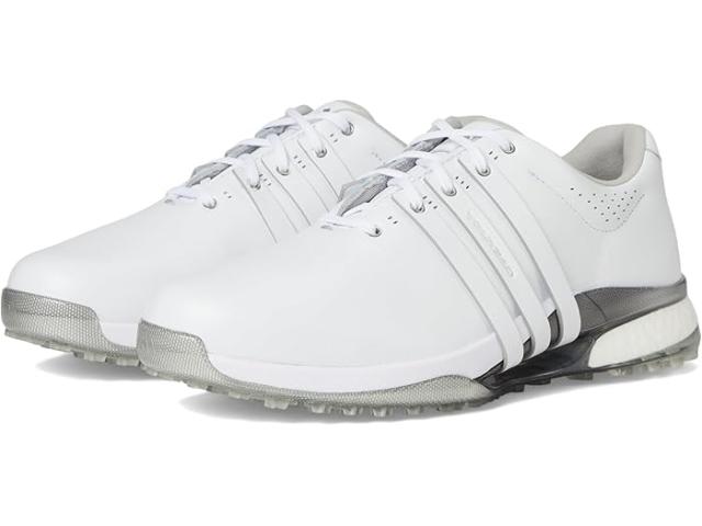 (取寄) アディダス ゴルフ メンズ ツアー360 25 スパイクレス ゴルフ シューズ adidas Golf men Tour360 25 Spikeless Golf Shoes Footwear White/Footwear White/Silver Metallicの通販は