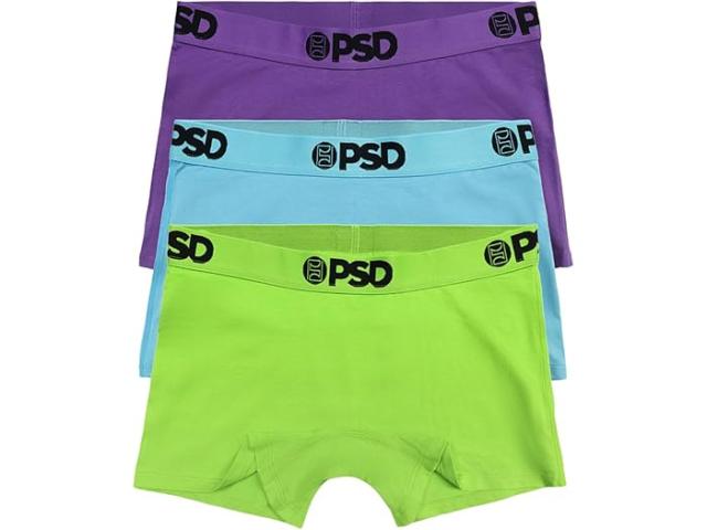 (取寄) PSD レディース サマー モーダル ソリッド ボーイショーツ 3-パック ボックス PSD women Summer Modal Solid Boyshorts 3-pack Box Multicolor