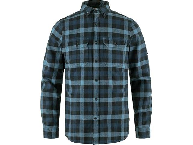 (取寄) フェールラーベン メンズ スコーグ シャツ Fjllrven men Fjallraven Skog Shirt Indigo Blue/Dark Navy