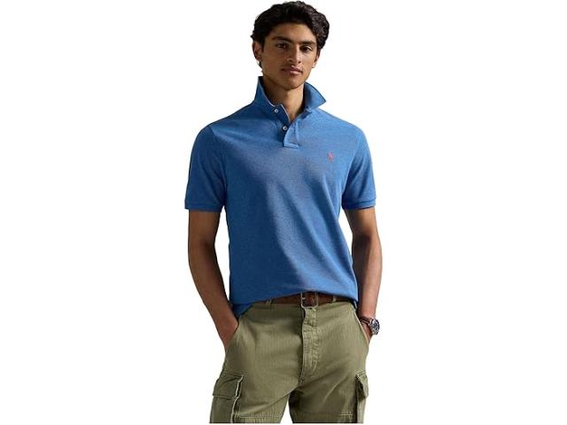 (取寄) ラルフローレン メンズ クラシック フィット メッシュ ポロ シャツ Polo Ralph Lauren men Classic Fit Mesh Polo Shirt Fresh Surf Heather