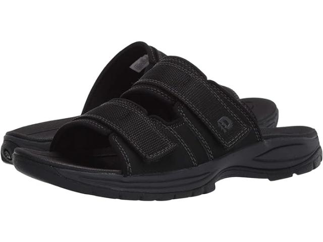 (取寄) ダナム メンズ ニューポート スライド ウォーター フレンドリー Dunham men Newport Slide Water Friendly Black