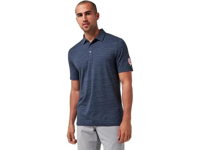 (取寄) トラヴィスマシュー メンズ ニュー ヨーク ヤンキース ザ ヒータ ポロ TravisMathew men TravisMathew New York Yankees The Heater Polo Vintage Indigo/Blackの通販は